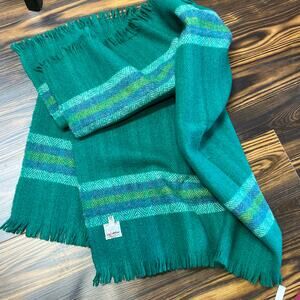 VTG Avoca Handweavers 100% Wool Made In Ireland Throw 50 x 34